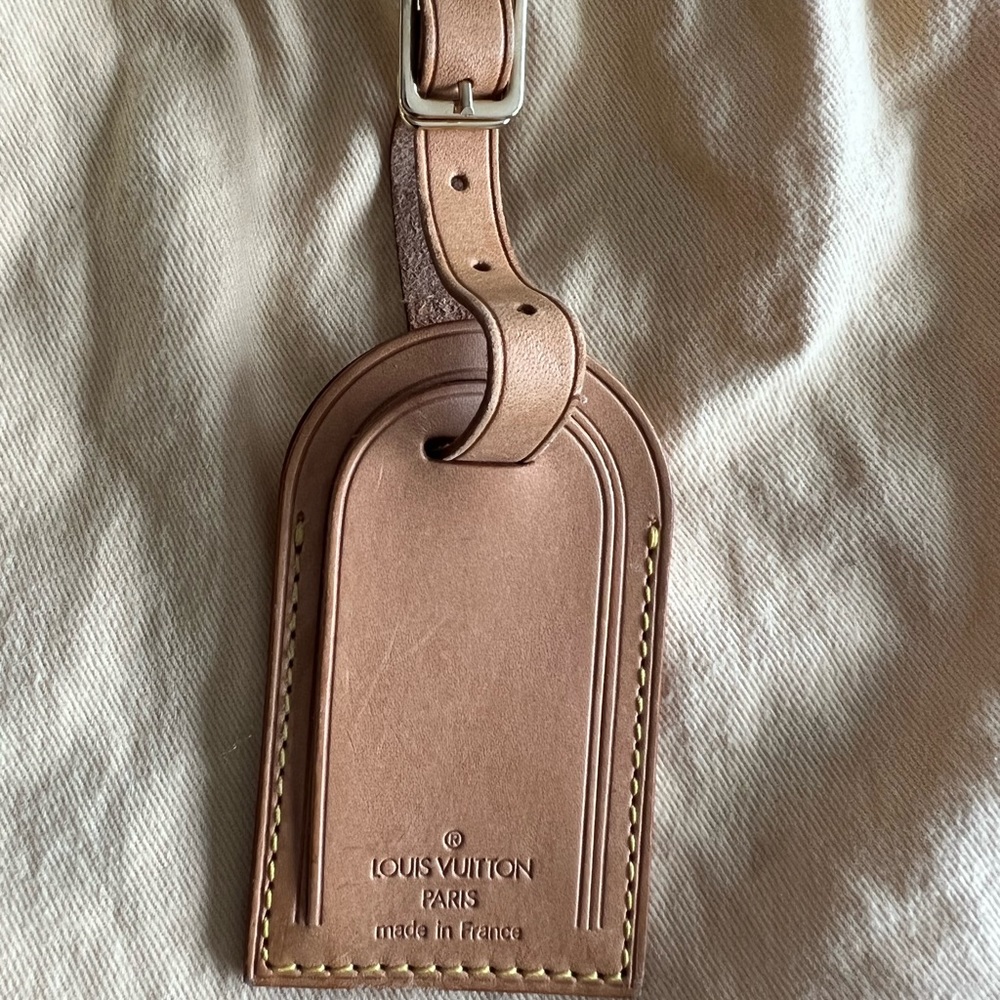 Louis Vuitton luggage tag